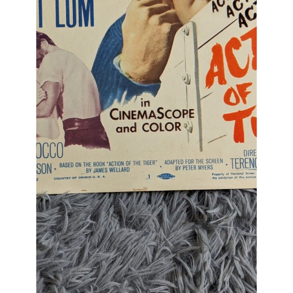 Action of the Tiger 1957 Lobby Card Movie Poster Van Johnson Martine Carol UK - Picture 7 of 7